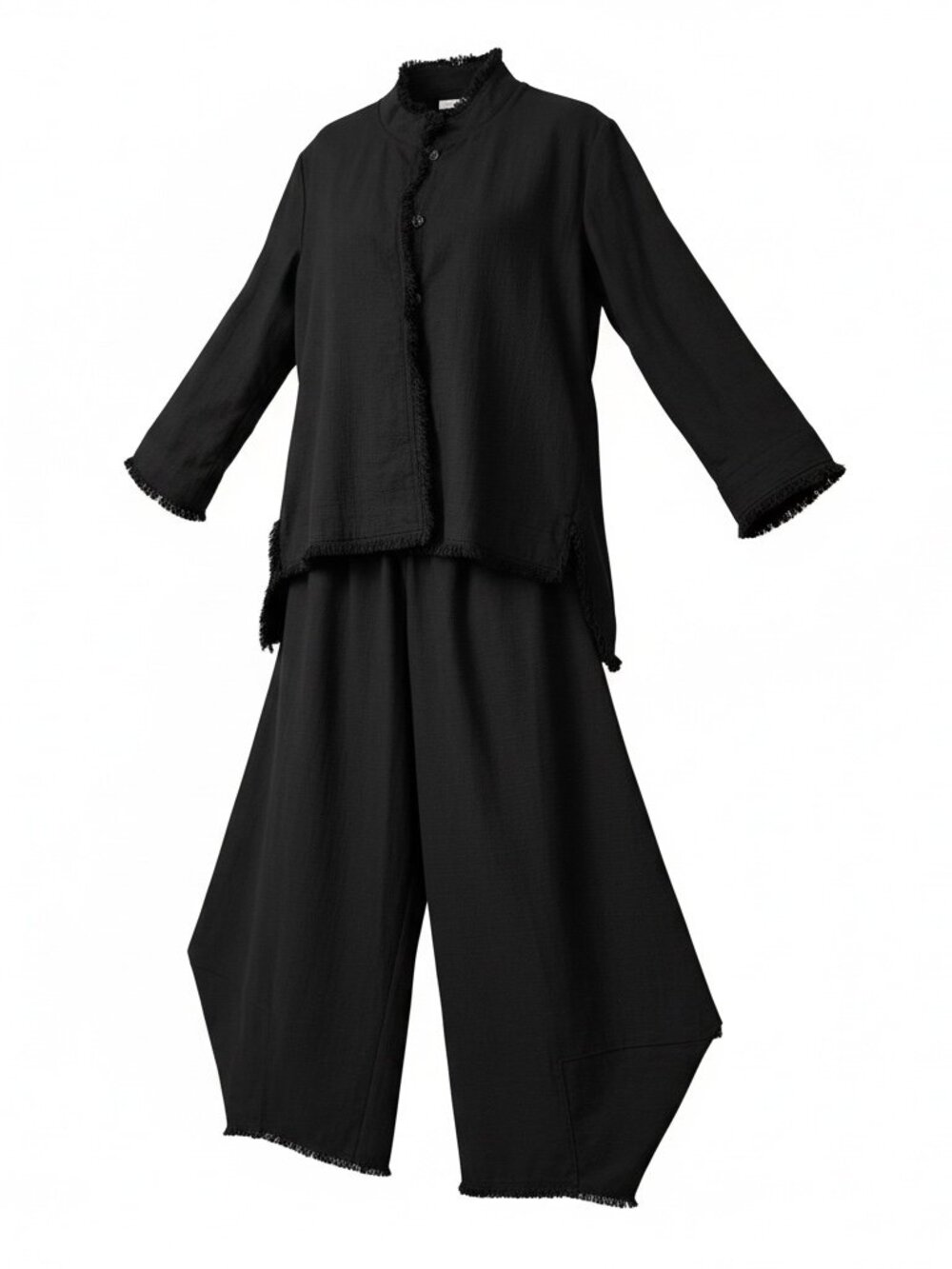 Frayed Edge Two Piece Set